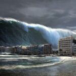 Imagem de Tsunami criada por IA