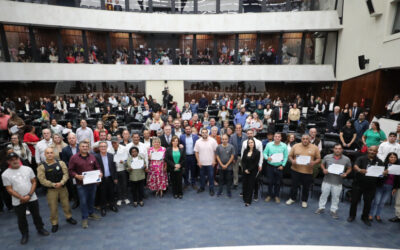 Líderes Comunitários Homenageados na Assembleia do Paraná por Ponte entre Sociedade e Governo