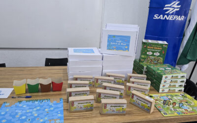 Sanepar entrega para escolas de Apucarana material pedagógico com enfoque ambiental