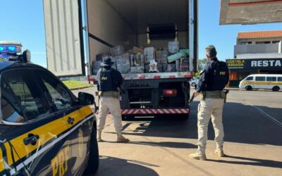 PRF apreende quase 8 toneladas de maconha, no município de Cambé