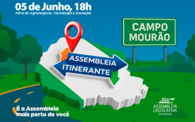 Campo Mourão Sediá a Primeira Edição da Assembleia Itinerante no Paraná