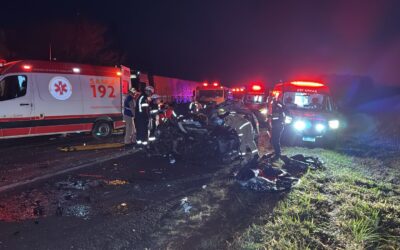 Acidente em Corbélia envolve múltiplos veículos