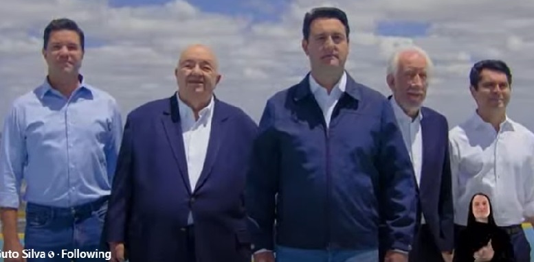 PSD exibe propaganda com Alexandre Curi e Guto Silva como protagonistas