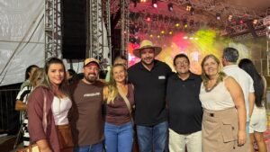 Deputado Federal Geraldo Mendes durante a festa de aniversário do município de Guaratuba (Foto: Ascom/GM)