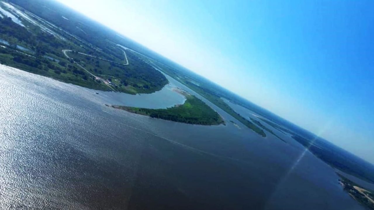 Paraguai e Argentina definem soberania sobre ilhas na fronteira — Foto: H2FOZ