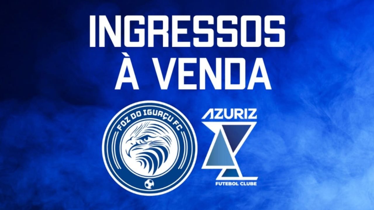 Ingressos para a estreia do Foz do Iguaçu FC em casa — Foto: H2FOZ