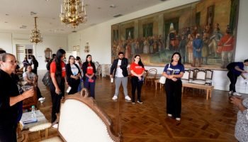 O Palácio Iguaçu, sede do Poder Executivo Estadual, recebeu 3.473 visitantes em