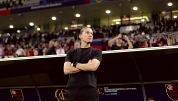 Filipe Luís é multicampeão pelo Flamengo — Foto: Adriano Fontes / FlamengoFilipe