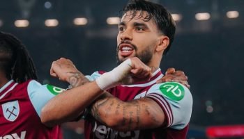Lucas Paquetá atua pelo West Ham — Foto: Reprodução/XLucas Paquetá atua pelo Wes