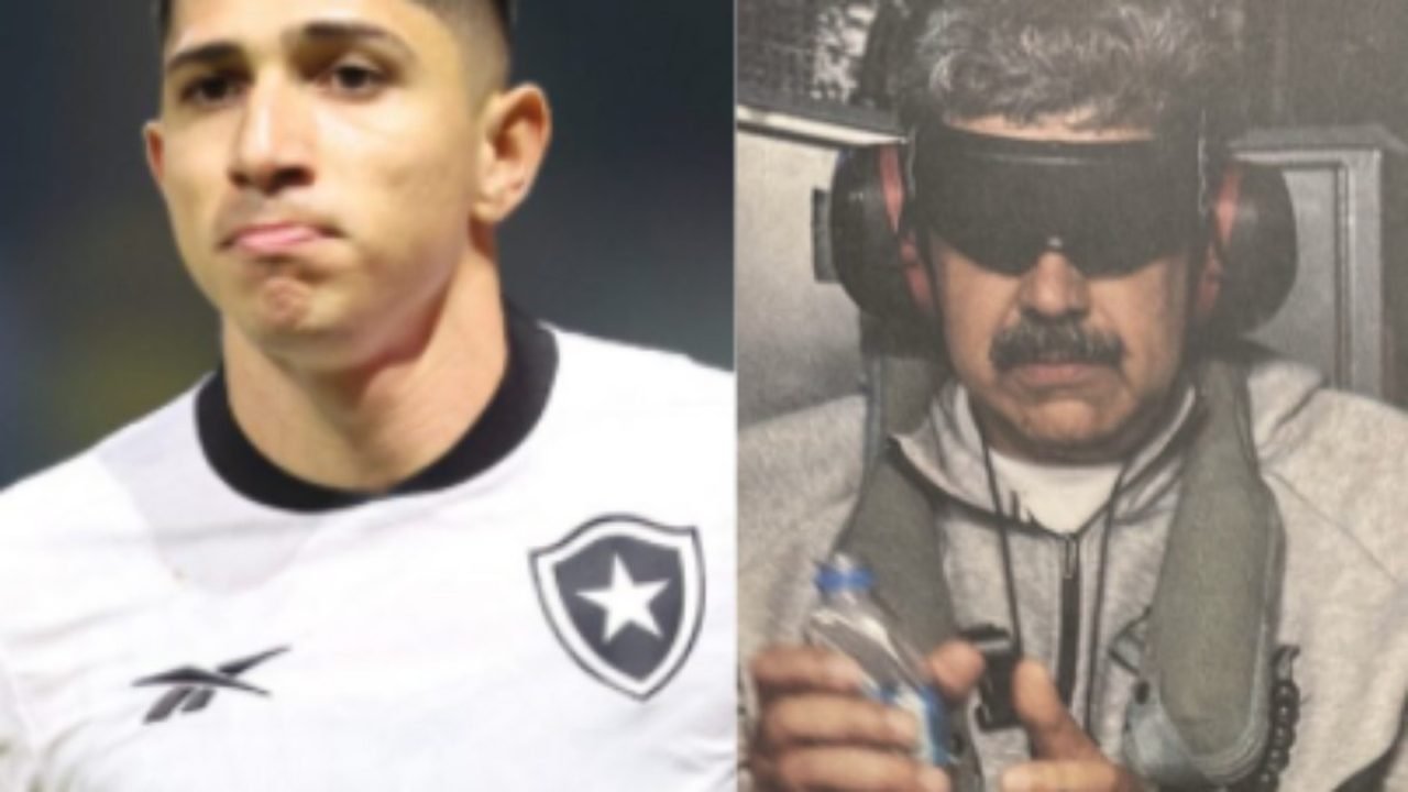Meia do Botafogo fica preso após ataques na Venezuela — Foto: ReproduçãoMeia do