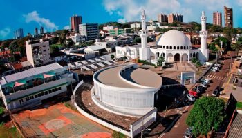 Mesquita Omar Ibn Al-Khattab em Foz do Iguaçu — Foto: H2FOZ
