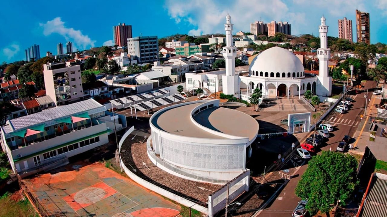 Mesquita Omar Ibn Al-Khattab em Foz do Iguaçu — Foto: H2FOZ