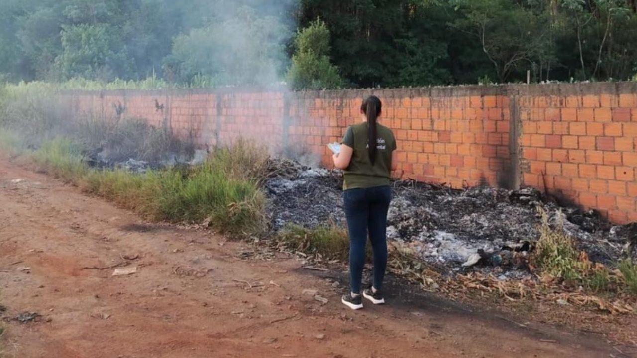 Campanha Queima Zero em Ciudad del Este. — Foto: H2FOZ