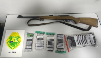 Polícia Militar prende autor de ataque armado em Prudentópolis — Foto: Governo d