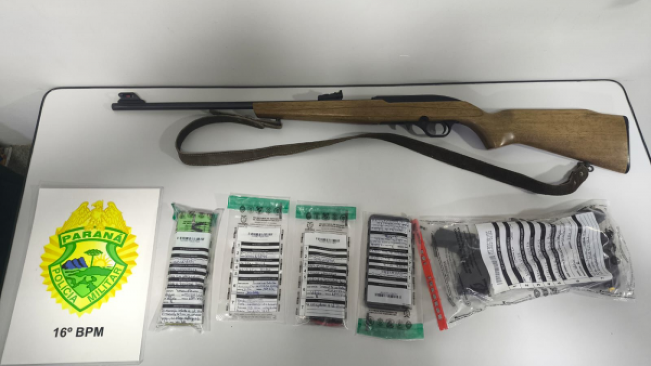 Polícia Militar prende autor de ataque armado em Prudentópolis — Foto: Governo d