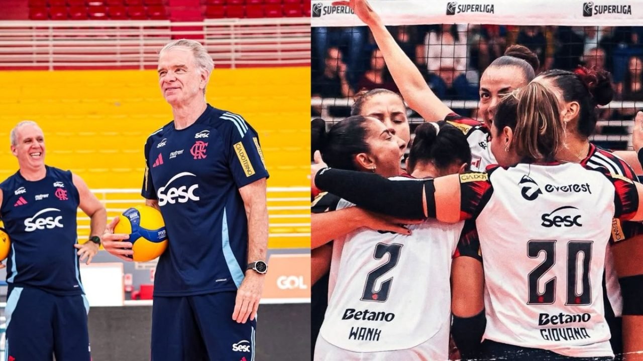 Bernardinho comanda o Sesc-Flamengo — Foto: Reprodução/InstagramBernardinho coma