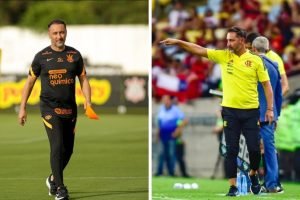 Vitor Pereira trabalho no Corinthians e no Flamengo — Foto: Reprodução @vitorper
