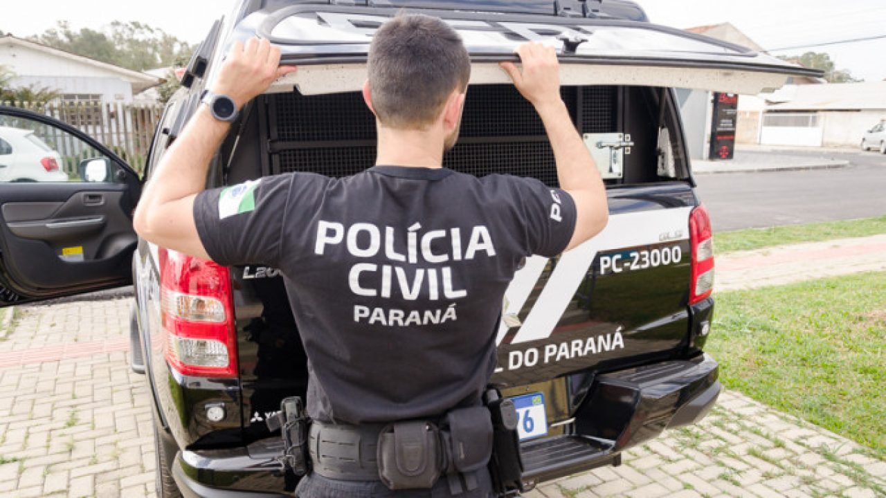 Homem preso por não pagamento de pensão alimentícia — Foto: Governo do Paraná