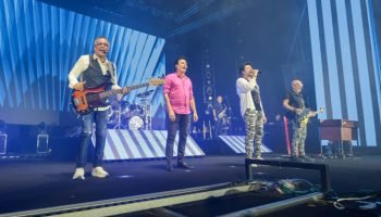 Roupa Nova se apresenta no Verão Maior Paraná em Matinhos — Foto: Governo do Par