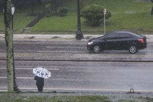 A avanço de uma frente fria aumenta a instabilidade no Paraná. — Foto: A avanço