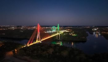 Ponte da Integração — Foto: H2FOZ