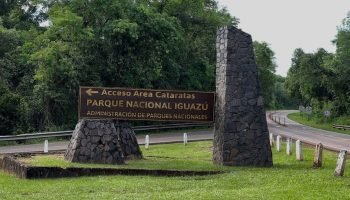Lado argentino das Cataratas do Iguaçu — Foto: H2FOZ