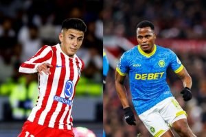 Thiago Almada e Jhon Arias são alvos do Palmeiras — Foto: Reprodução/Instagram t