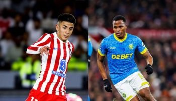 Thiago Almada e Jhon Arias são alvos do Palmeiras — Foto: Reprodução/Instagram t