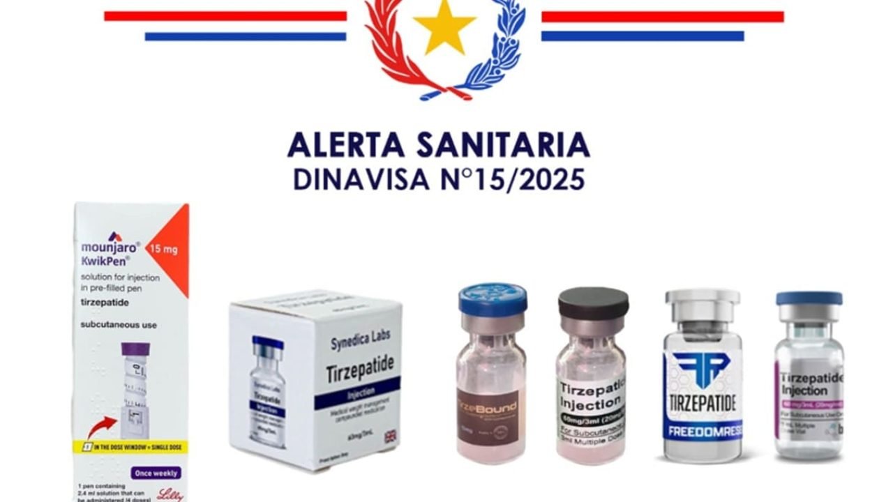 Venda ilegal de emagrecedores em Ciudad del Este — Foto: H2FOZ