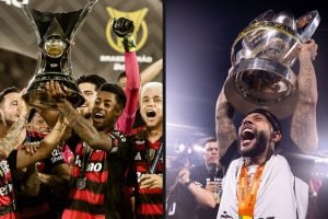 Flamengo e Corinthians se enfrentam na Supercopa Rei — Foto: Gilvan de Souza / F