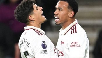 Gabriel Magalhães comemora gol marcado — Foto: Reprodução/Instagram arsenalGabri