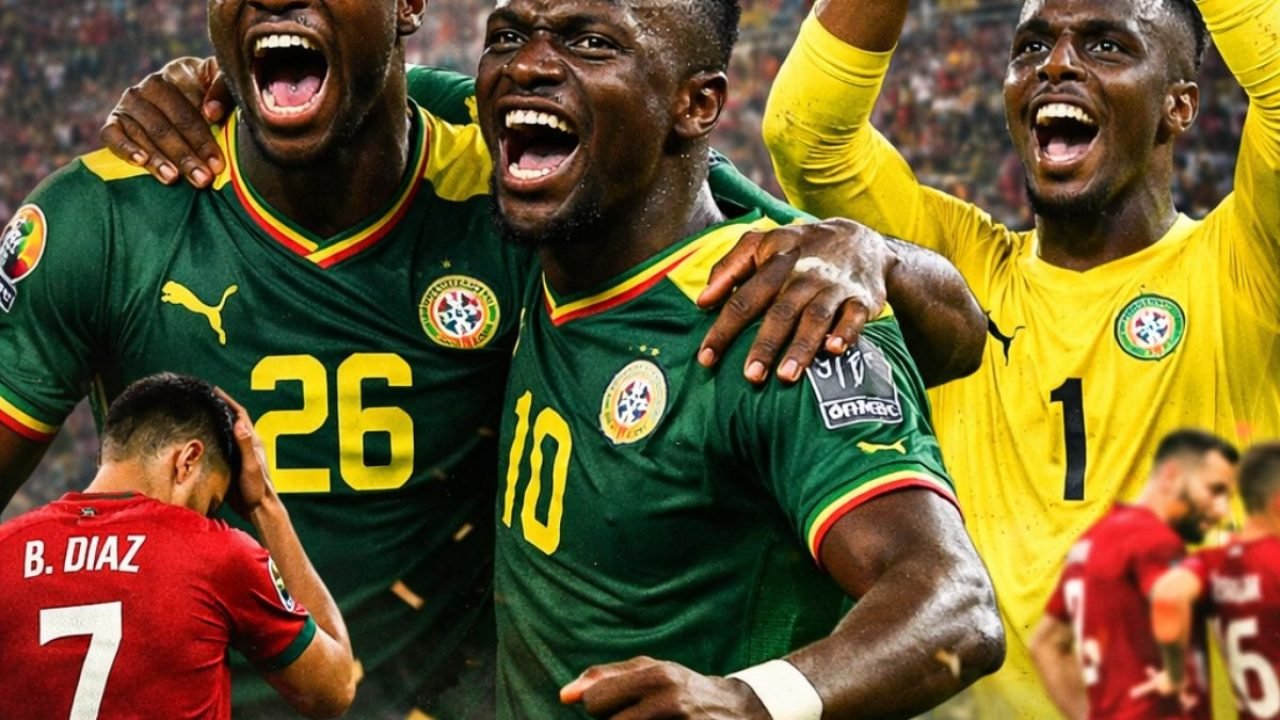 Senegal vence Marrocos na prorrogação e leva o bi da CAN — Foto: Imagem gerada p