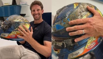 Reprodução/Instagram — Foto: Reprodução/InstagramGrosjean revela como ficou capa