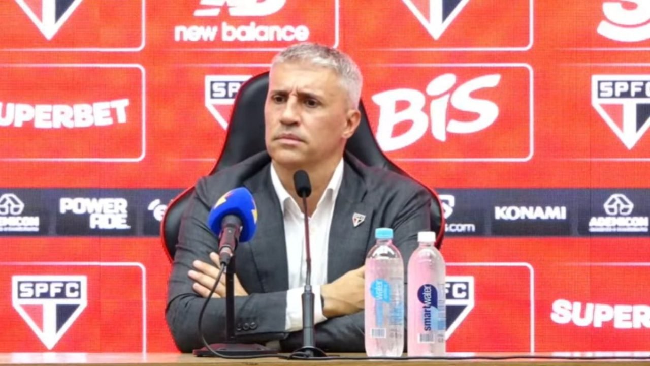 Crespo sobre crise no São Paulo — Foto: Reprodução/YouTube - São PauloCrespo sob