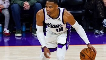 Russell Westbrook se tornou o armador com mais pontos na história da NBA — Foto: