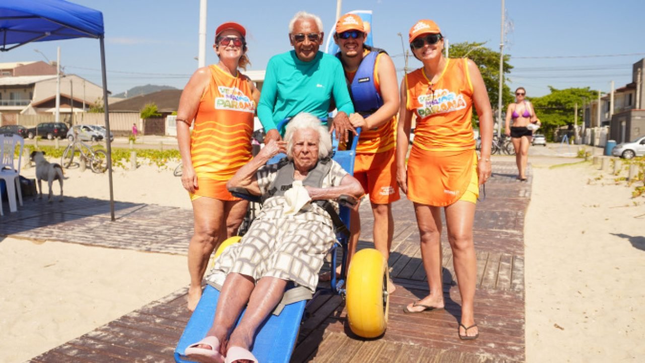 Praia Acessível — Foto: Governo do Paraná