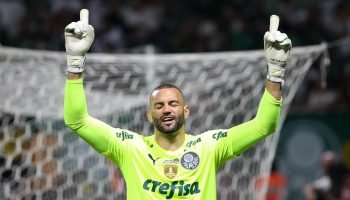 Weverton é o maior goleiro da história do Palmeiras — Foto: Divulgação/Palmeiras