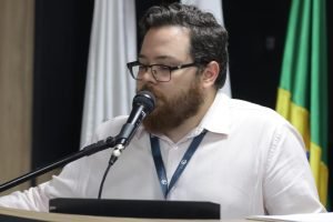 Victor Kennedy, representando a empresa Líder Engenharia & Gestão de Cidades (Foto: Secom/PMLS)