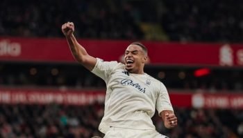 Foto: instagram/murillosantiago40Murillo celebra gol pelo Forest