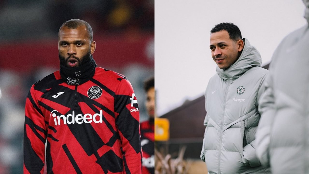 Igor Thiago em campo pelo Brentford — Foto: Reprodução @BrentfordFC / Reprodução