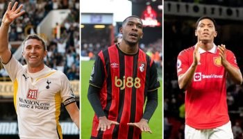 Reprodução @robbiekeane / Reprodução @afcbournemouth / Reprodução @martial_9Raya