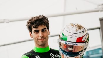 Gabriel Bortoleto em Monza — Foto: Instagram/stakef1teamGabriel Bortoleto em Mon