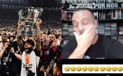 Memphis rebate influenciador do Corinthians e ironiza críticas — Foto: Reproduçã