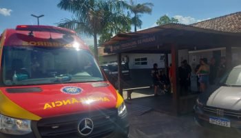 Policial Civil salva bebê engasgado em Pontal do Paraná — Foto: Governo do Paran