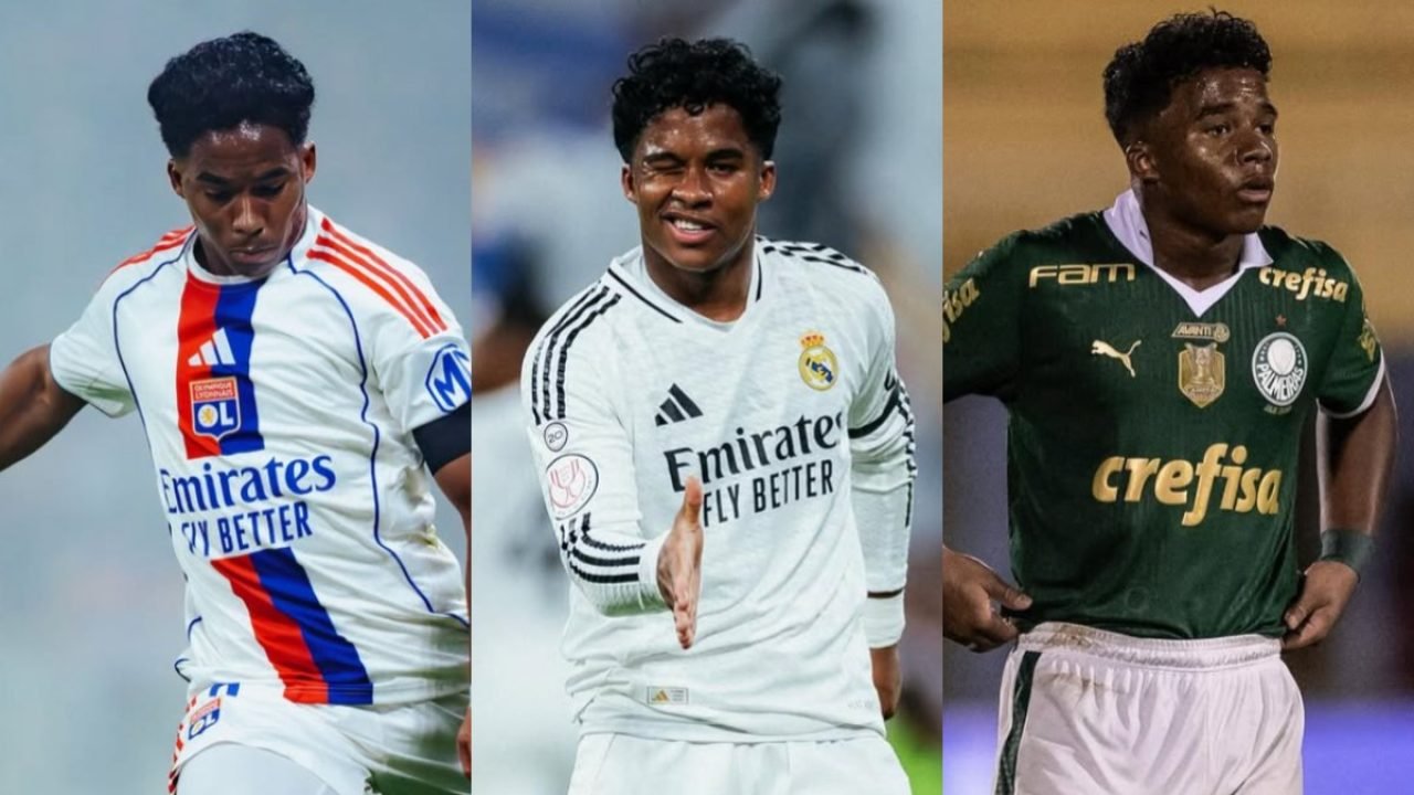 Endrick em ação pelo Lyon — Foto: Reprodução / @endrickEndrick por Lyon, Real Ma