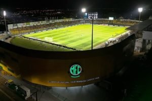 Mirassol e São Paulo em campo — Foto: DivulgaçãoEstádio Maião - Mirassol
