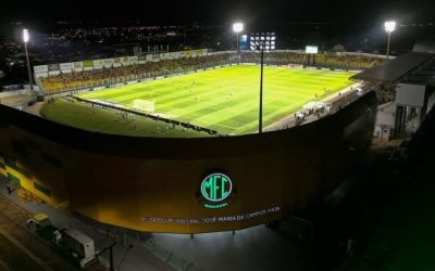 Mirassol e São Paulo em campo — Foto: DivulgaçãoEstádio Maião - Mirassol