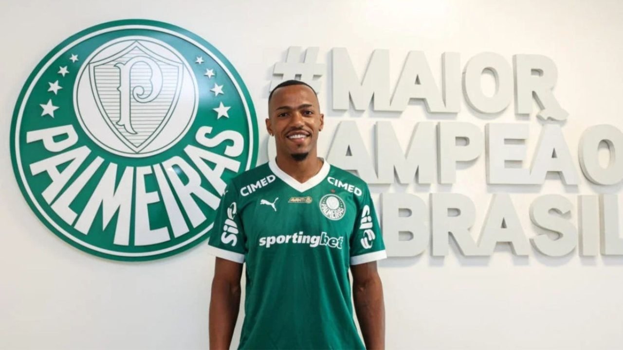 Marlon Freitas é o primeiro reforço do Palmeiras para 2026 — Foto: FÁBIO MENOTTI