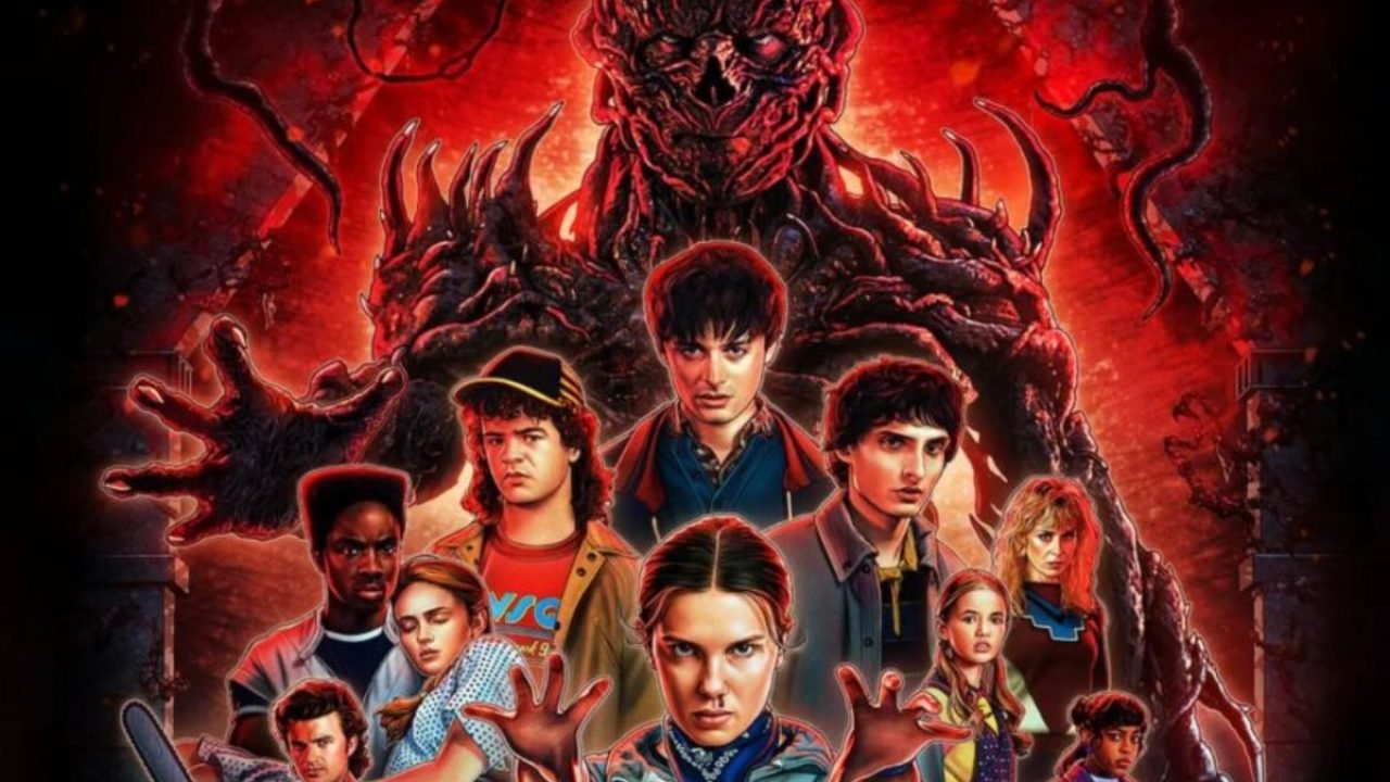 Poster Stranger Things — Foto: 1 de 1 Foto colorida poster Stranger Things - Fot
