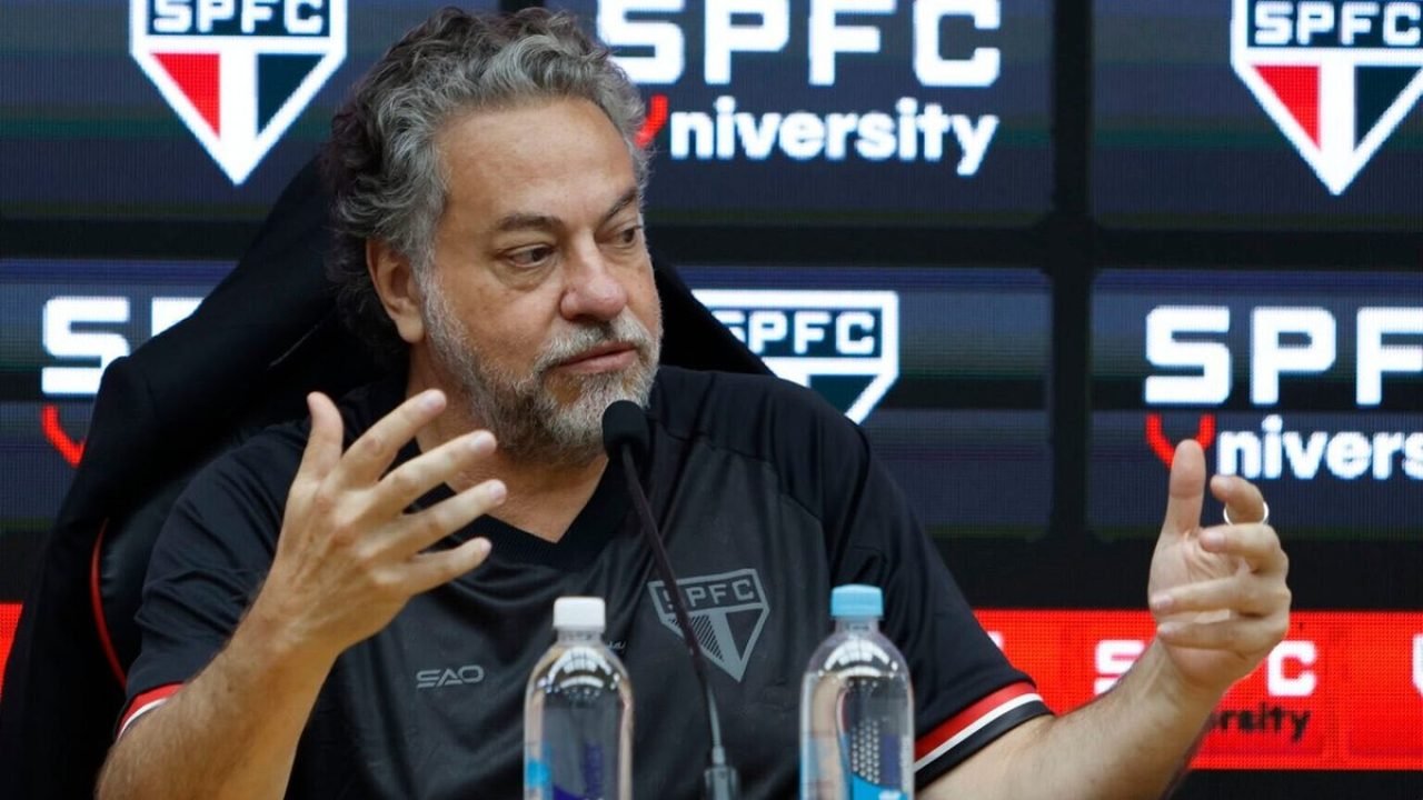 Júlio Casares é presidente do São Paulo — Foto: Reprodução/XJulio Casares é pres